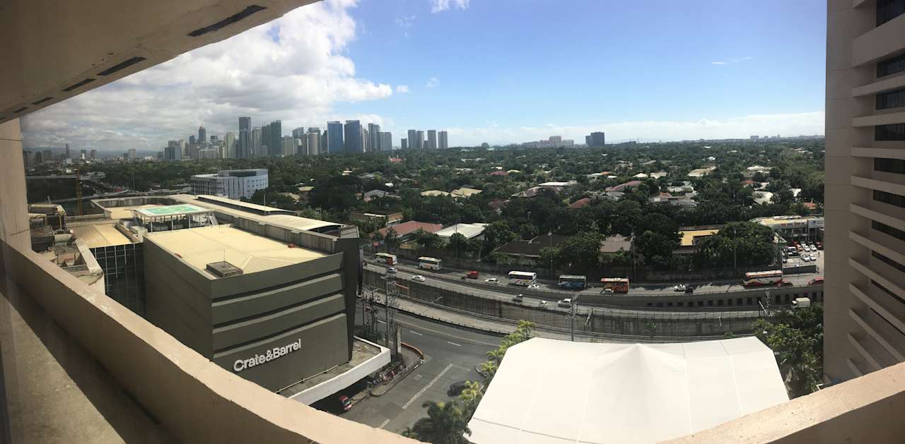 Ausblick Hotel Dusit Thani Manila