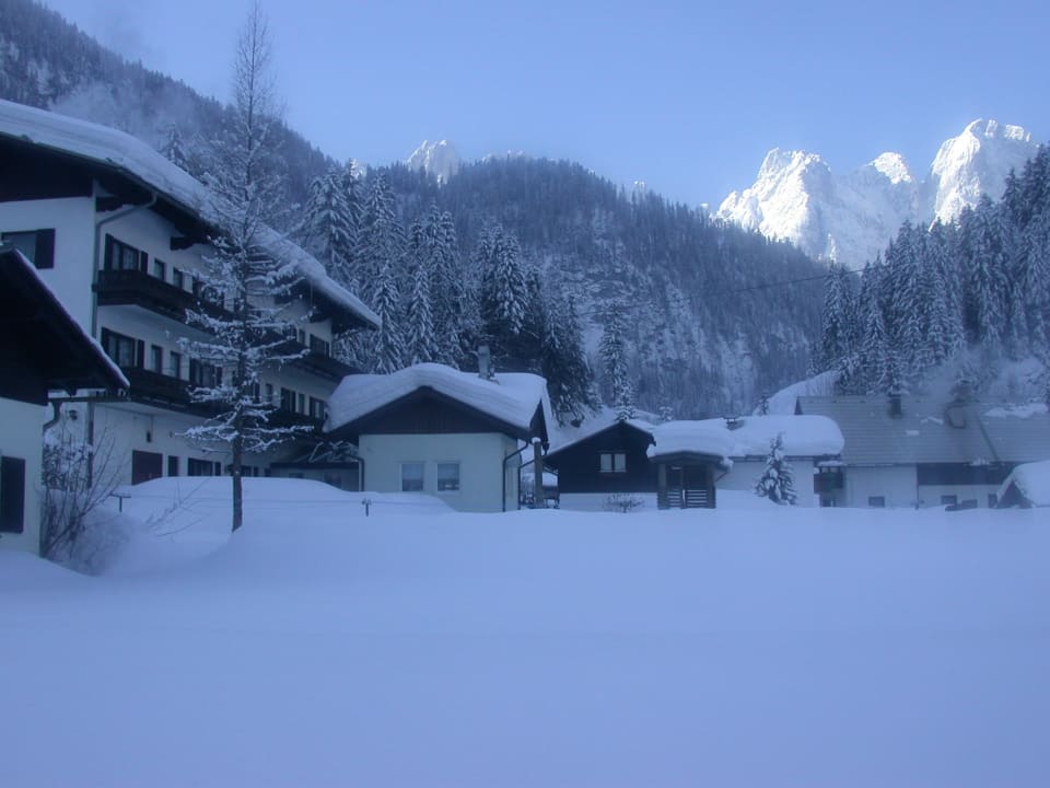 Blick zum Donnerkogel Gasthof Gosauschmied