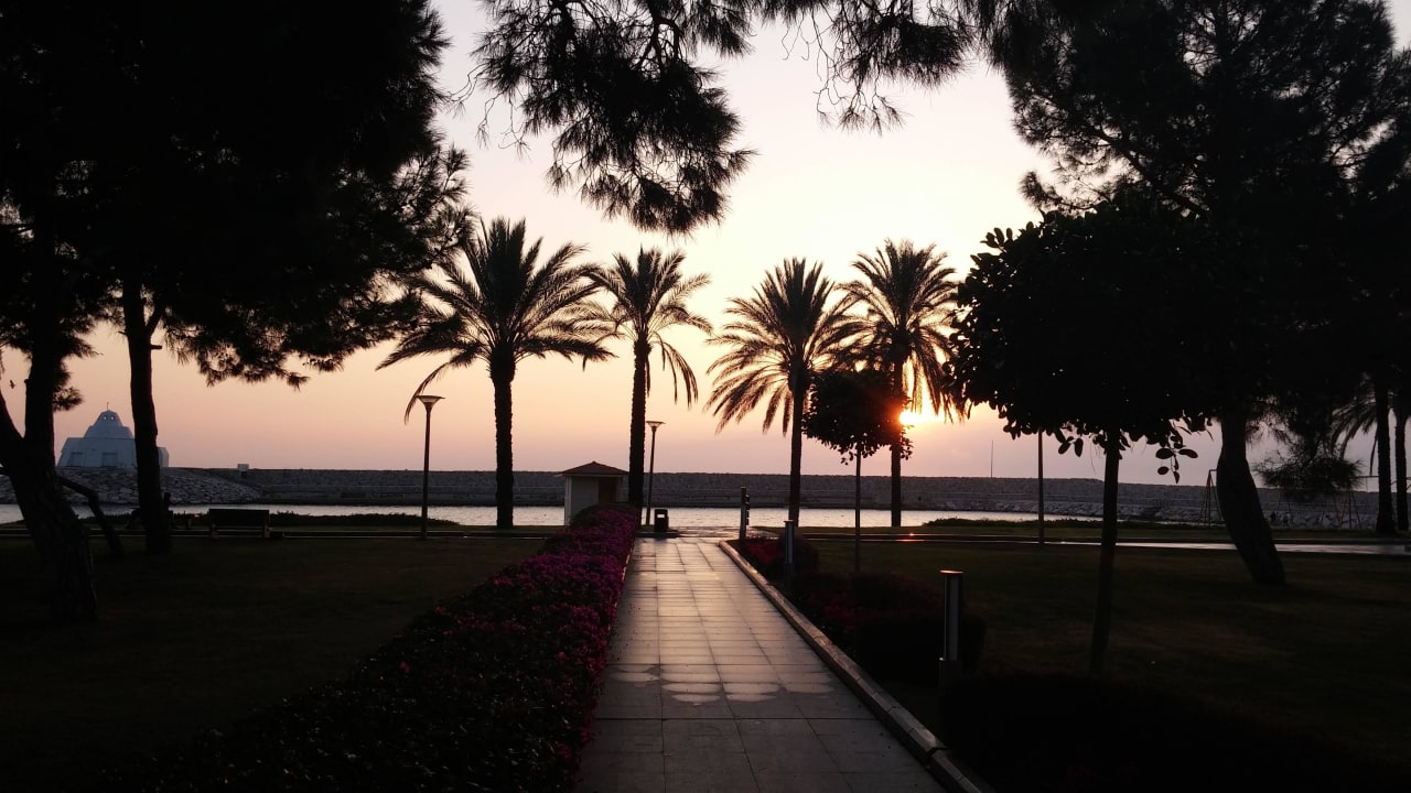 Blick von Pino Restaurant Rixos Sungate