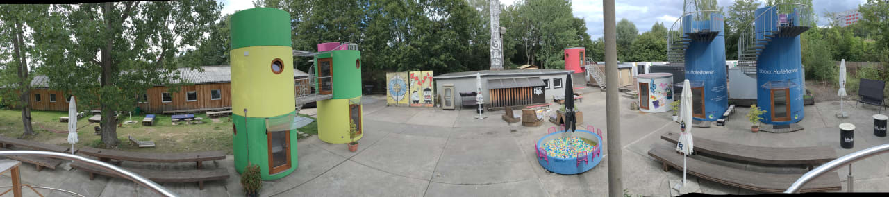 Das Gelände Qbe Hotel Heizhaus Berlin