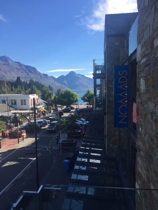 Ausblick Hostel Nomads Queenstown