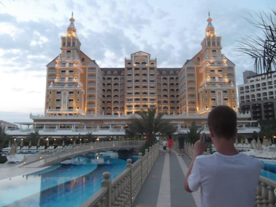 The hotel from the back Royal Holiday Palace