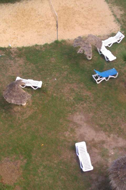 Ob die noch die Sonne abhalten Hotel African Queen