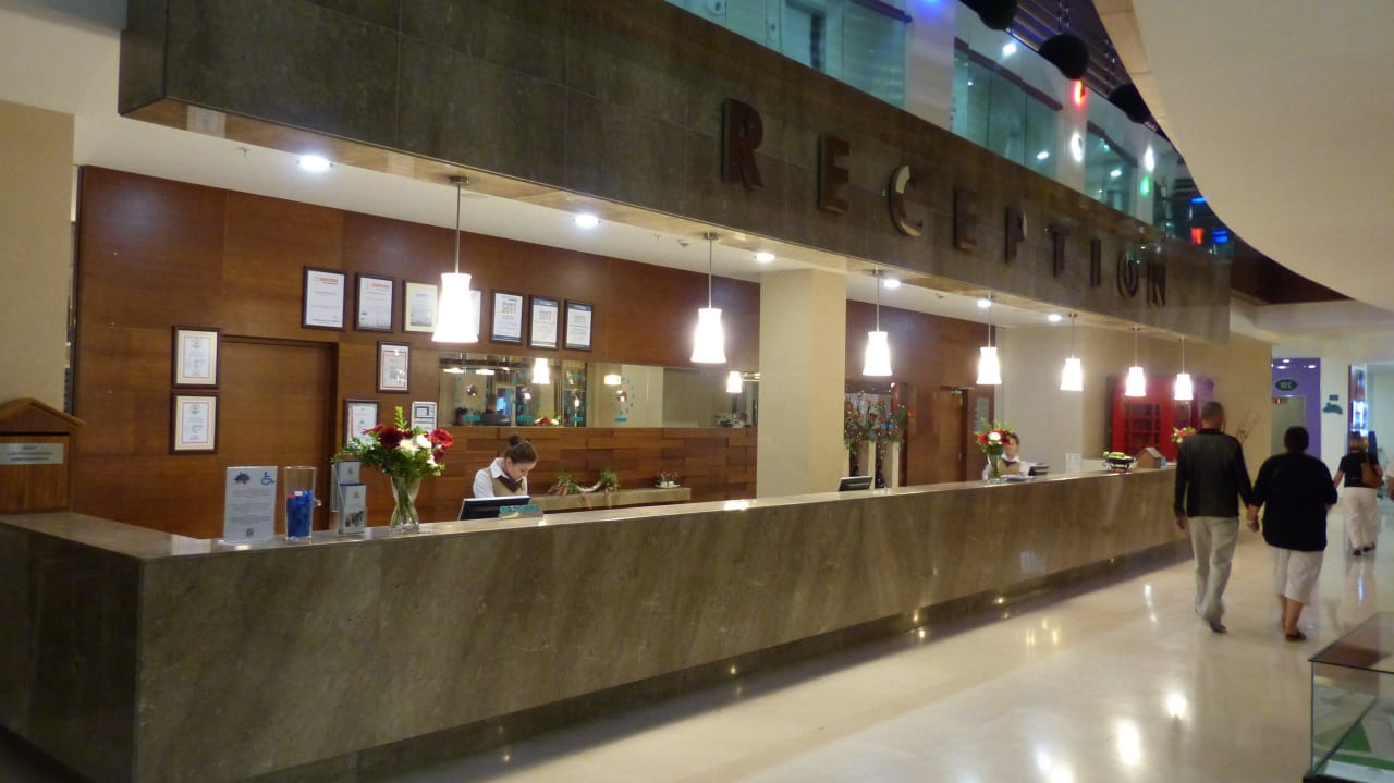 Rezeption Sunis Evren Beach Resort Hotel & Spa