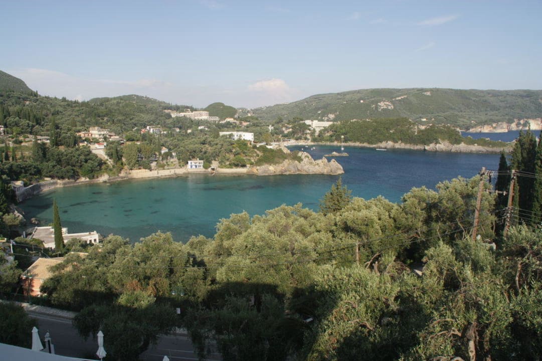 Blick von unserem Zimmer aus Odysseus Hotel