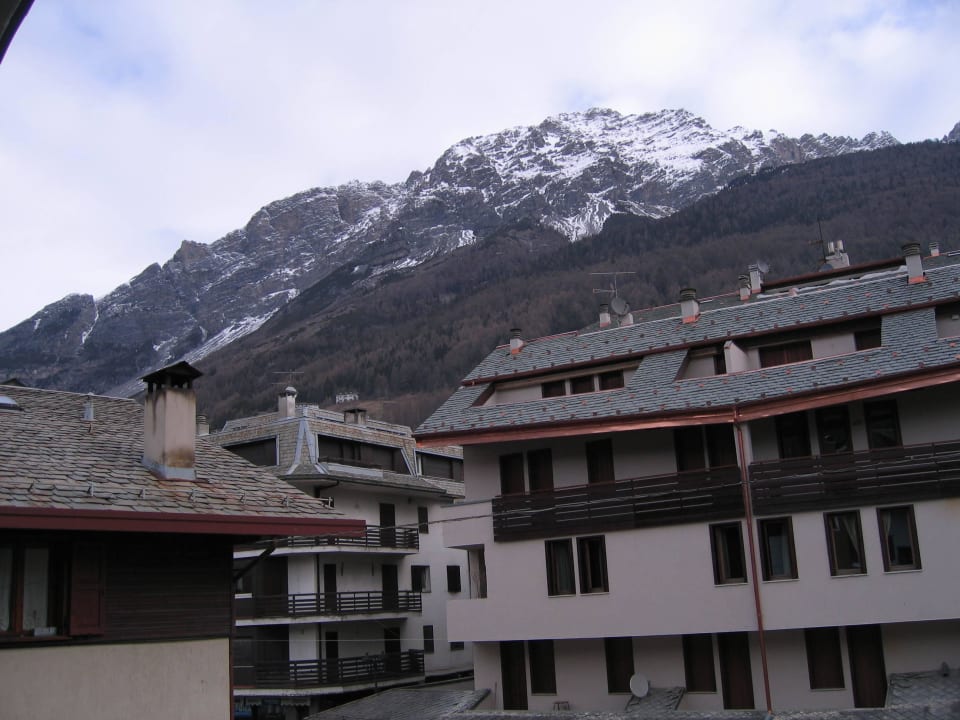 Aussicht aus dem Balkon Hotel Rezia
