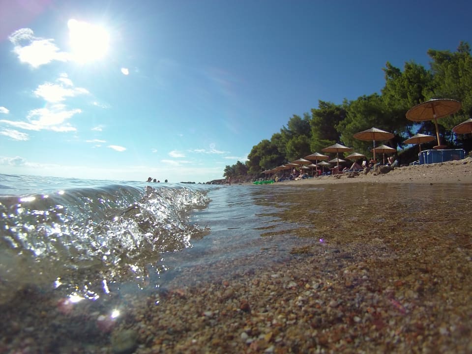 Klares Wasser / wenig besuchter Strand Blue Dolphin Resort Hotel