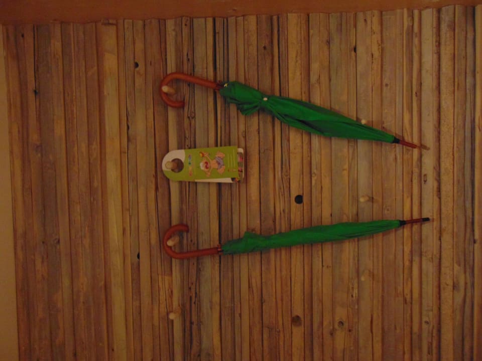 Schirme für den Regen-Notfall  Oberjoch - Familux Resort