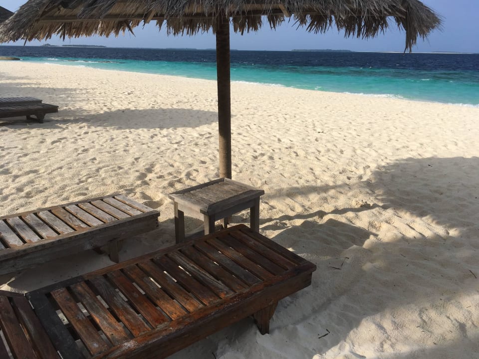 Bungalow eigene Liegen NH Collection Maldives Reethi Resort