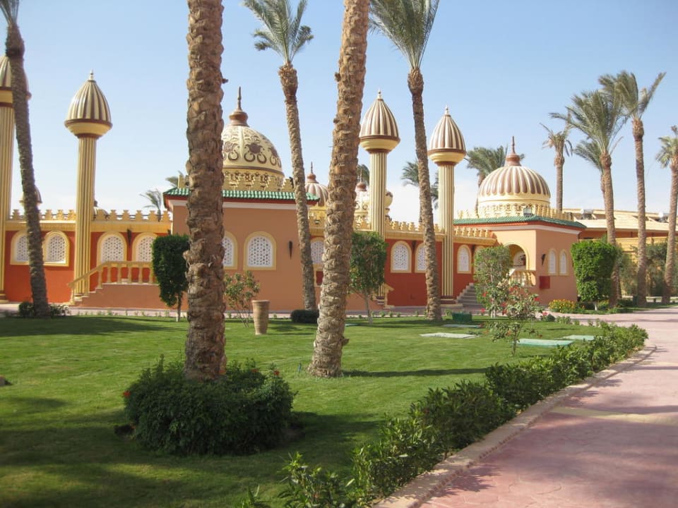 Tolle Gartenanlage Pickalbatros Alf Leila Wa Leila Resort - Neverland Hurghada