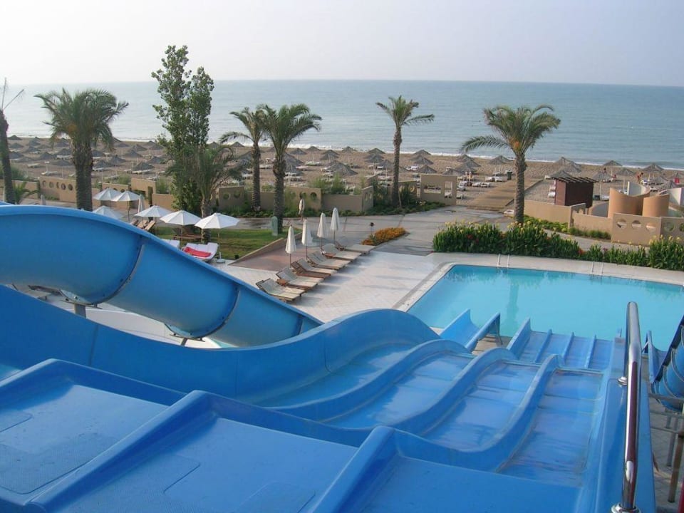 Blick von der Rutschanlage Asteria Family Belek