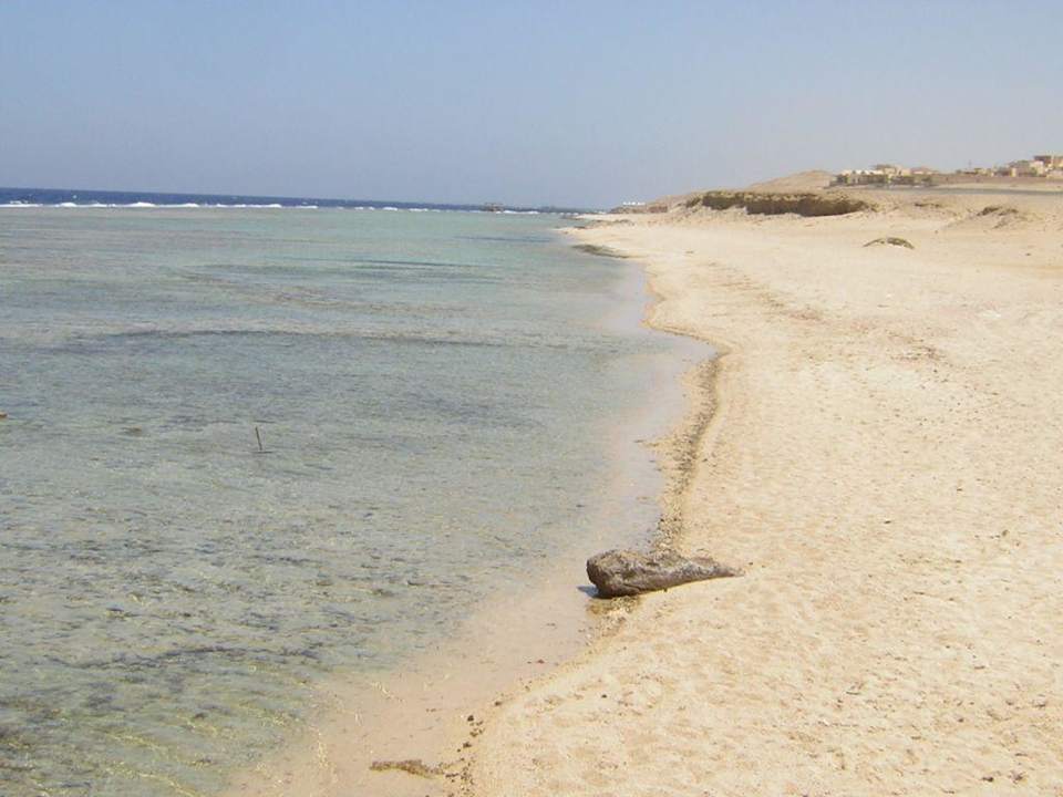 Hotelstrand rechte Seite Solitaire Resort Marsa Alam
