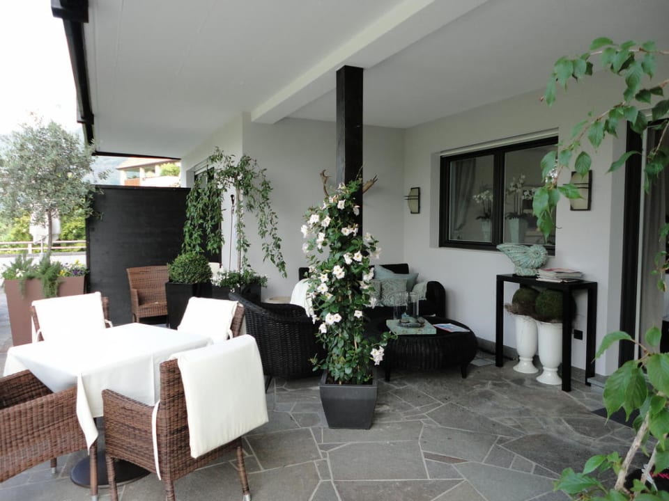 Frühstückterrasse Garni-Hotel Minigolf