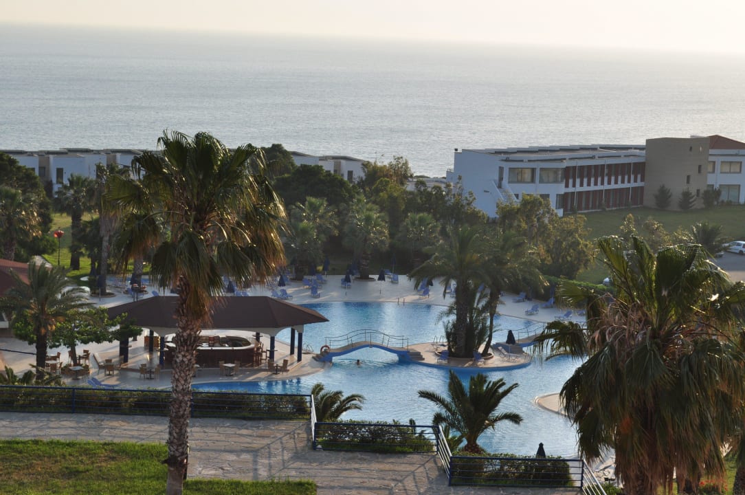 Blick vom Balkon Kresten Palace Hotel