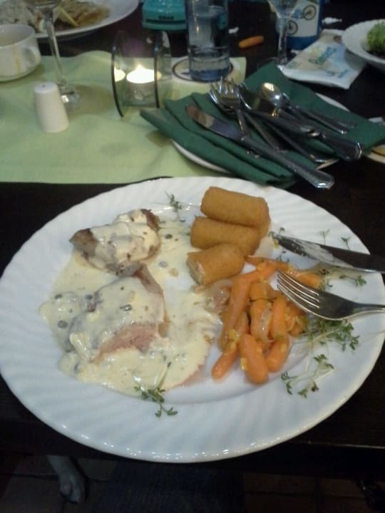 Hauptgericht Waldhotel Seebachschleife