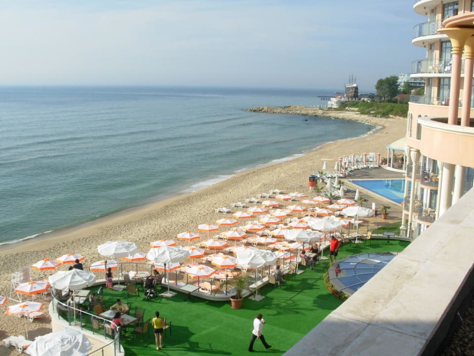 Blick vom Balkon Azalia Hotel Balneo & Spa