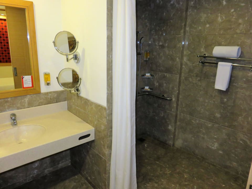 Behindertengerechtes Badzimmer Red Fox Hotel Delhi Airport