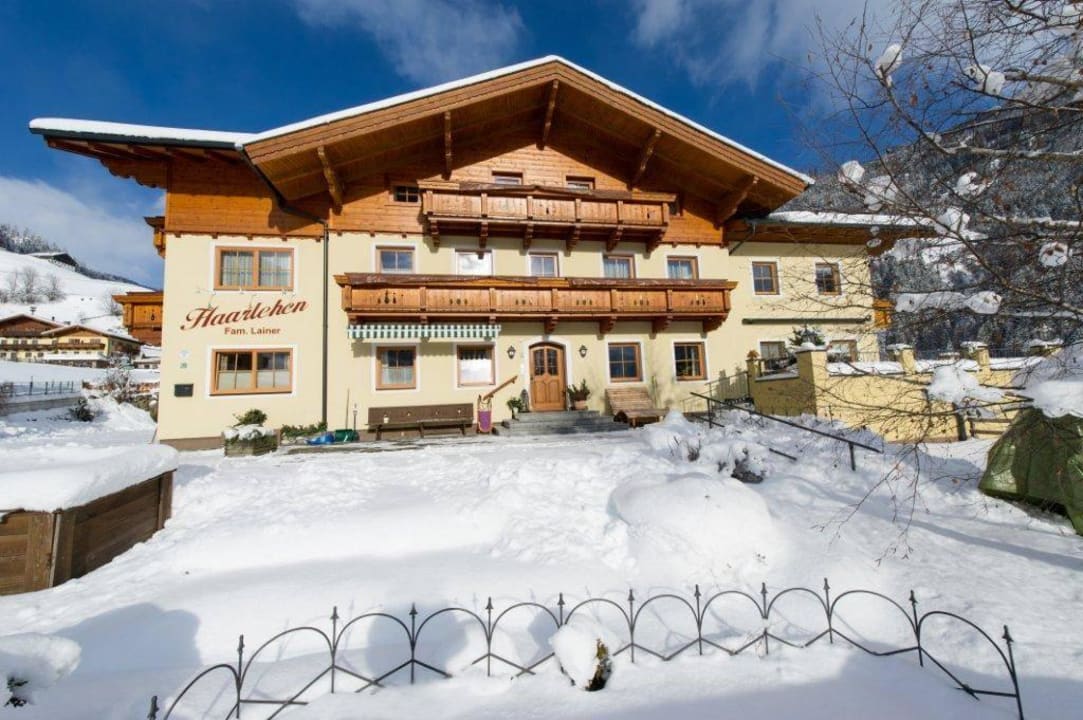 Bauernhof Haarlehen im Winter Gasthaus Haarlehen