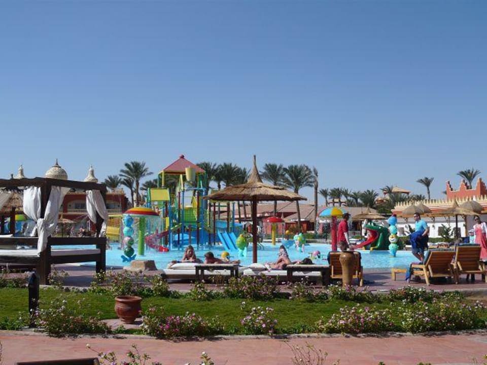 Große Kinderpoolanlage Pickalbatros Alf Leila Wa Leila Resort - Neverland Hurghada