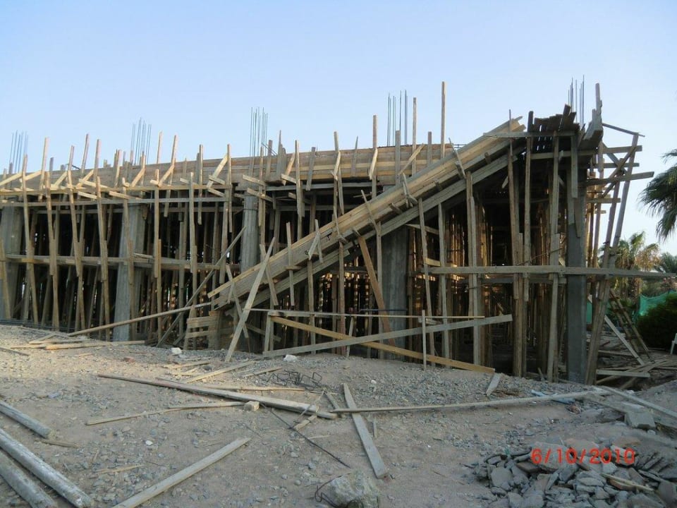 Baustelle in der Anlage Aladdin Beach Resort