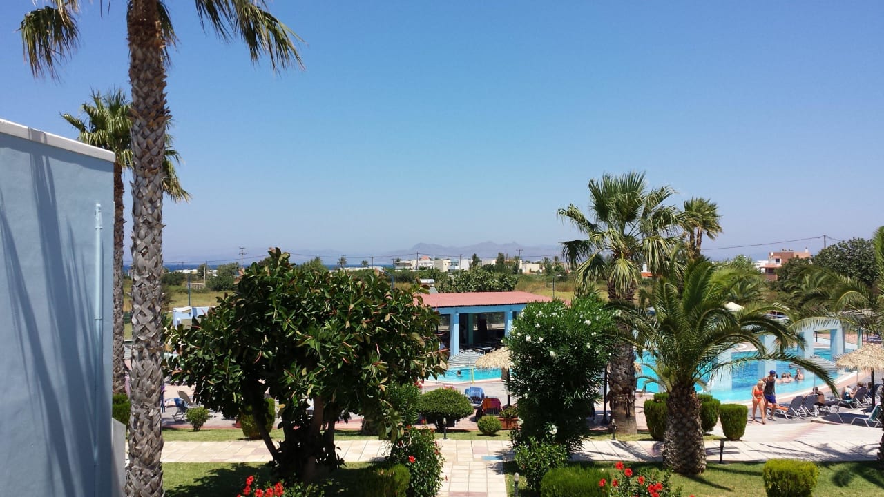 Hotelanlage vom Zimmer aus Corali Hotel