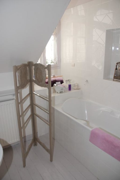 Badezimmer Hotel Chateau De Kerlarec
