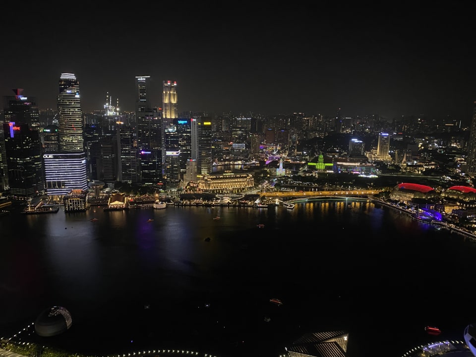 Ausblick Marina Bay Sands