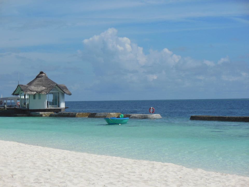 Ausblick von der Strandliege aus Ellaidhoo Maldives by Cinnamon