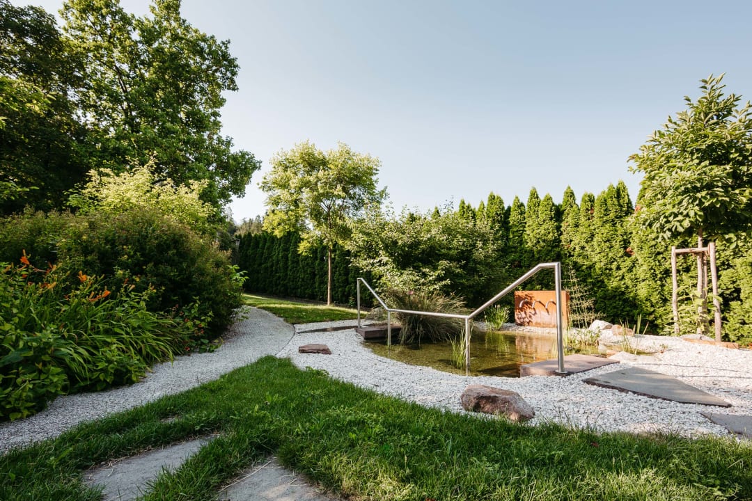 Gartenanlage Gästehaus der Salvatorianerinnen Meran