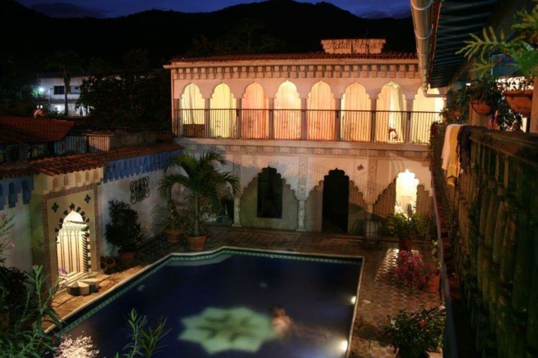 Innenhof Hotel Posada Shalimar