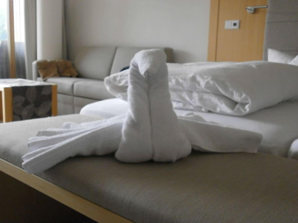 Ein kleines Danke von der guten Zimmerfee derWaldfrieden naturparkhotel