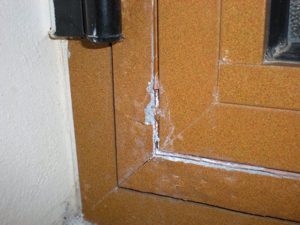 korrodierende Fenster Hotel Stavroula Palace