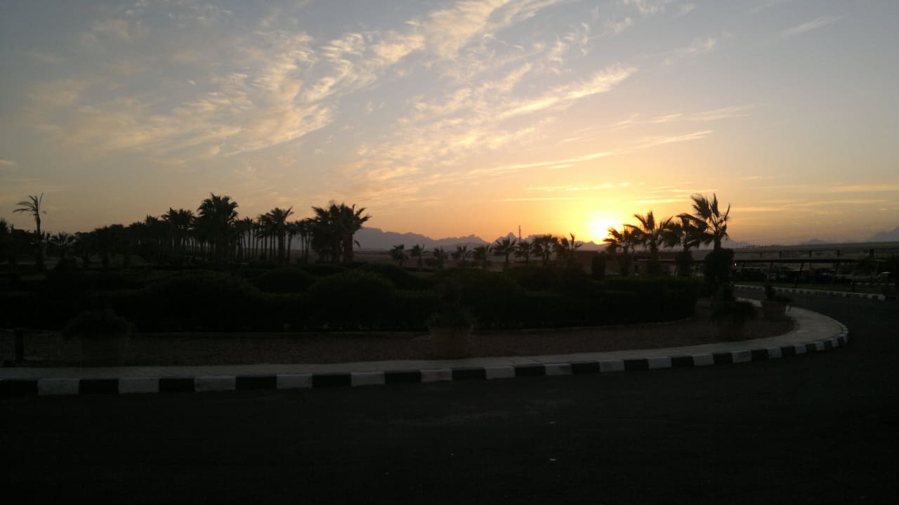 Ausblick ins Landesinnere Cleopatra Luxury Resort Makadi Bay