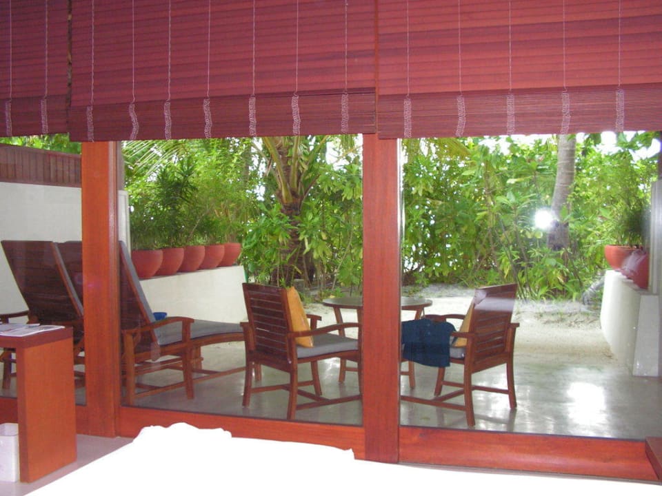 Terrassenaussicht Conrad Maldives Rangali Island