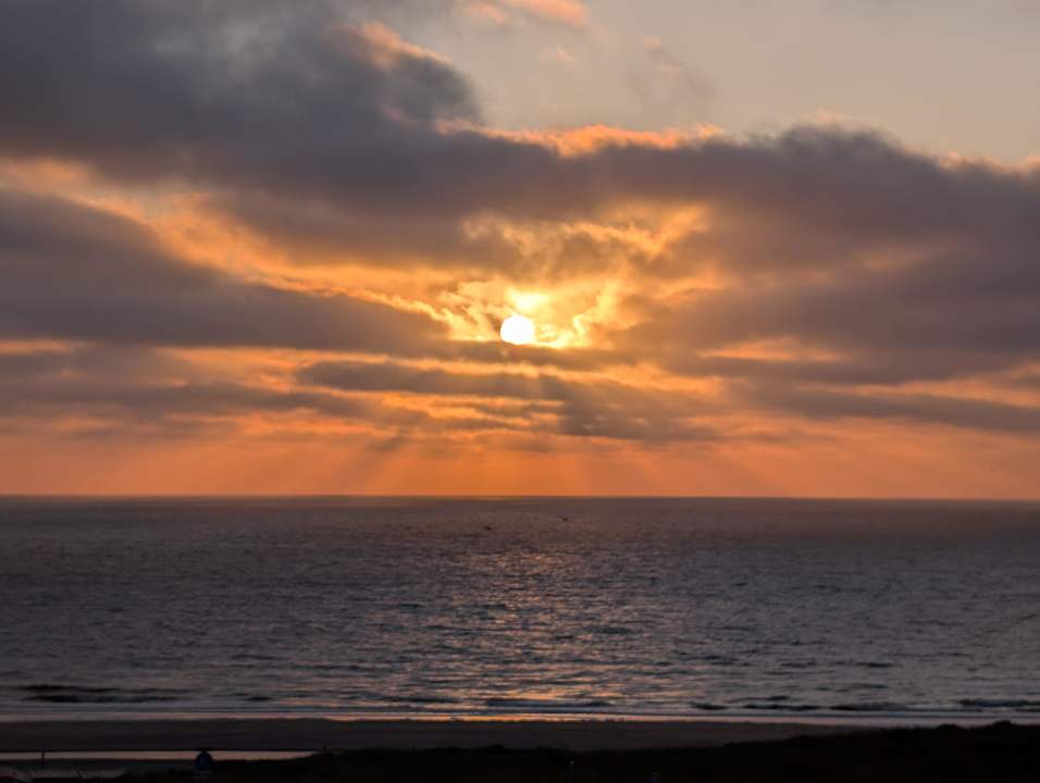 Ausblick Strandhotel Het Hoge Duin