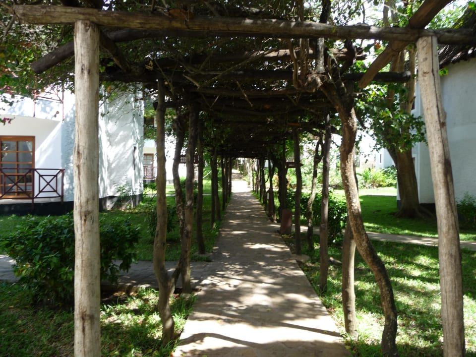 Weg zu den Bungalows Neptune Village Beach Resort & Spa