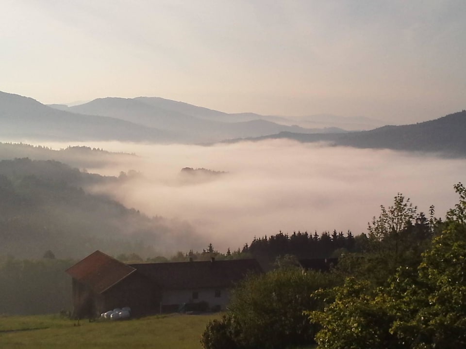 Herrliche Morgenstimmung Hotel Sterr