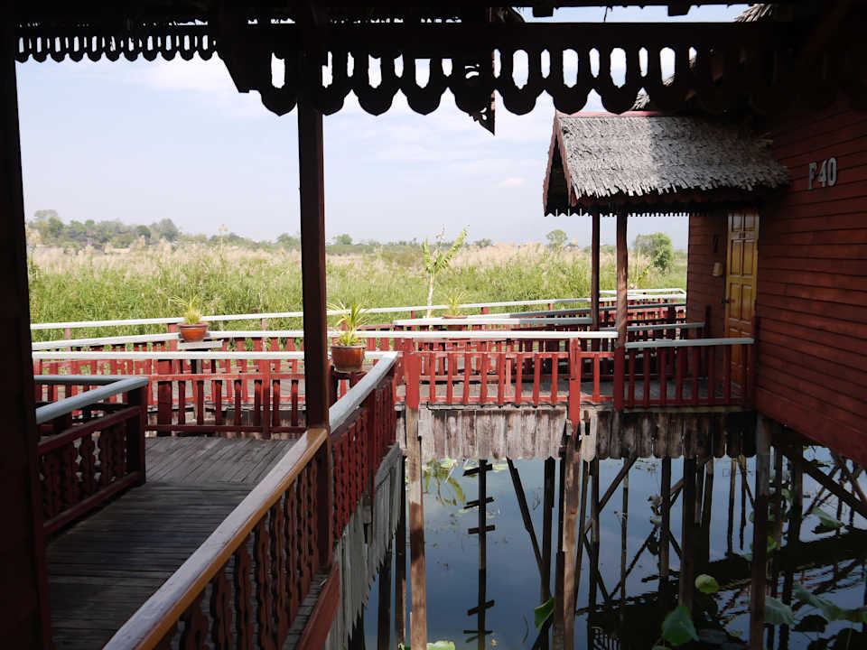 Zimmereingang Hupin Inle Khaung Daing Village Resort