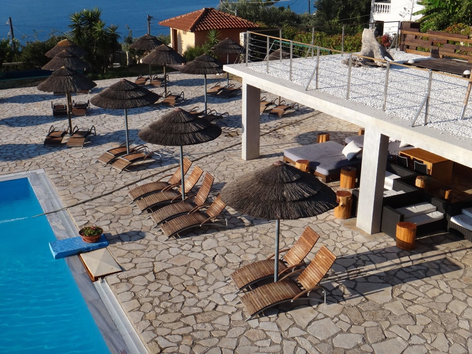 Besen i leżaki Hotel Pantokrator