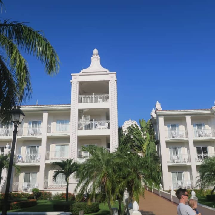 Nasz taras -widok zewn. Hotel Riu Palace Riviera Maya