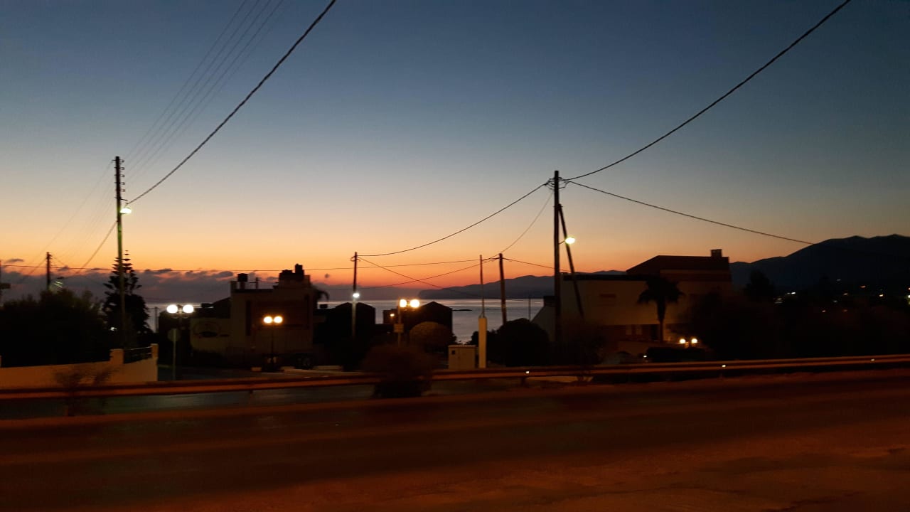 Aussicht morgens Hotel Corina & Paloma Garden