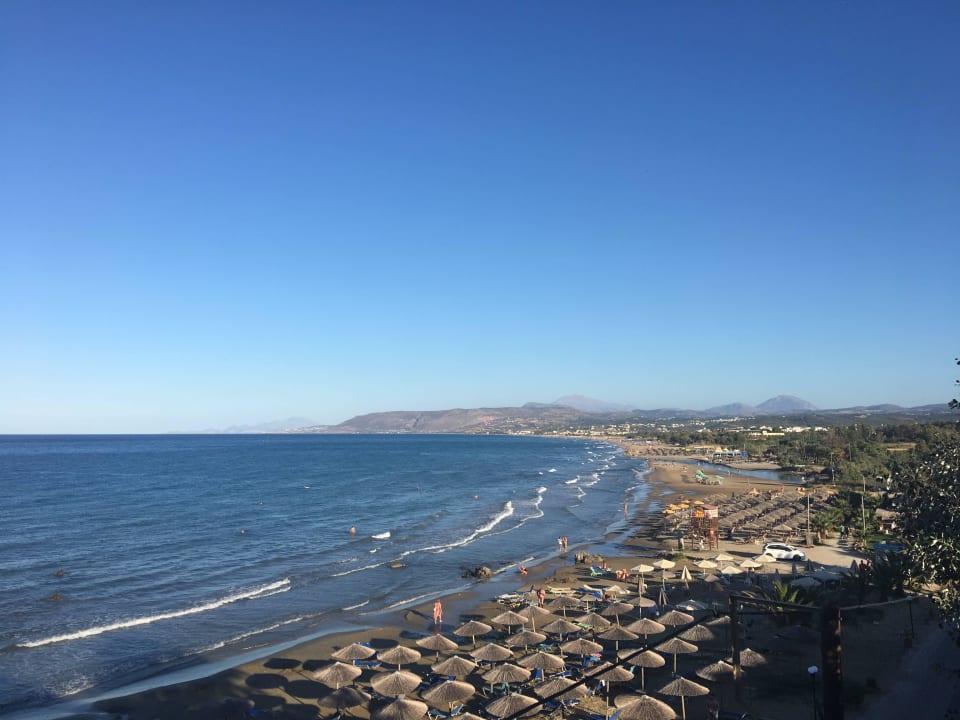 Blick vom Balkon Hotel Corissia Princess