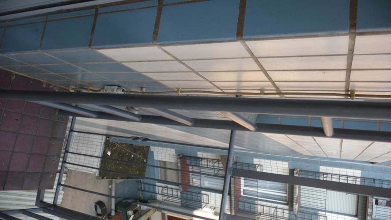 Rückseite des Hotels ibis Styles Frankfurt City