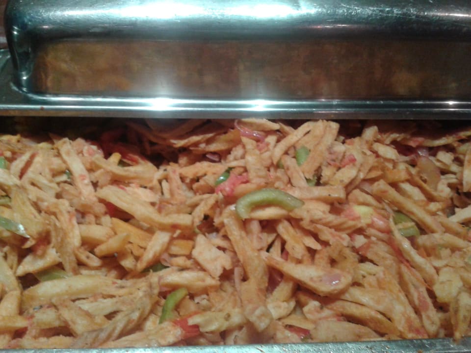 So wurden die Pommes angeboten Marina Lodge At Port Ghalib