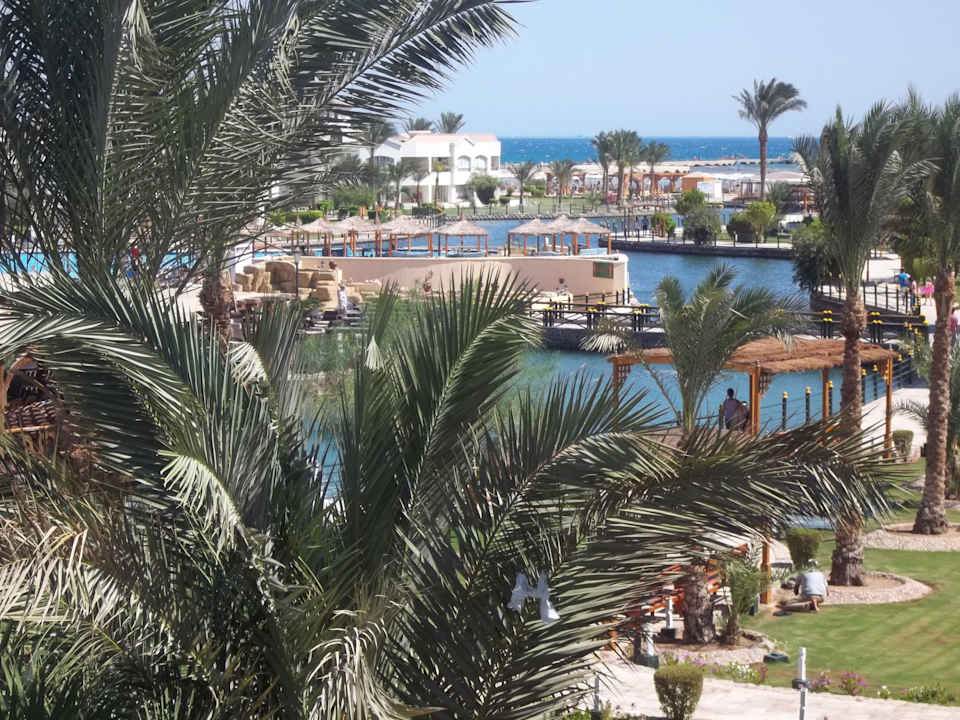 Blick zum Strand Pickalbatros Dana Beach Resort - Hurghada