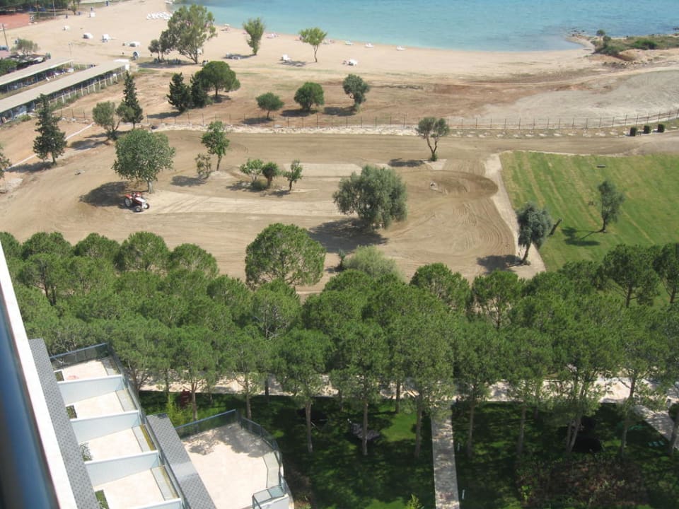 Ausblick aus unserem Zimmer Venosa Beach Resort & Spa