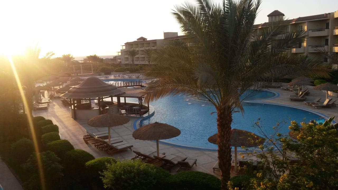 Ausblick vom Zimmer Amwaj Beach Club Abu Soma Resort