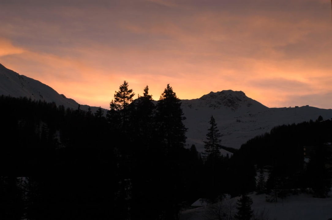Sonnenuntergang AROSA ALPINE CLUB - Adults only