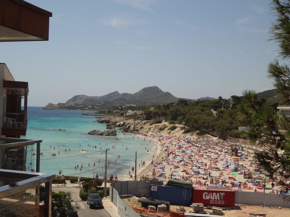 Blick vom Balkon Hotel Clumba