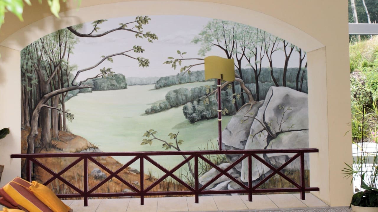 Tolle Motiv im Poolbereich Hotel Brunnenhof